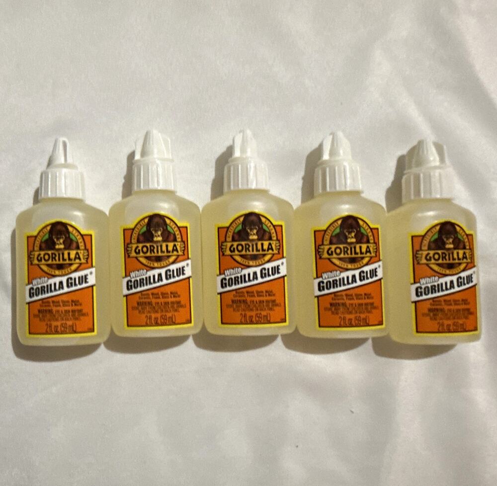 Gorilla Clear Multi-Purpose Multi-Use Glue Mini Bottles Lot of 5